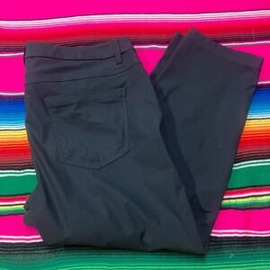 Lululemon ABC Pants Men's Hemmed Obsidian Gray Slim Fit Warpstreme LM5ALWS